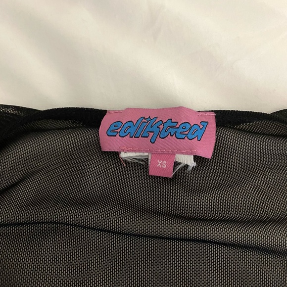 Edikted Lin Mesh Bra Top - Picture 4 of 4